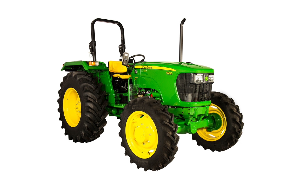 John Deere 50HP tractor, Model 5210 GearPro, Right profile